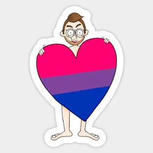 Bi Pride Heart Sticker